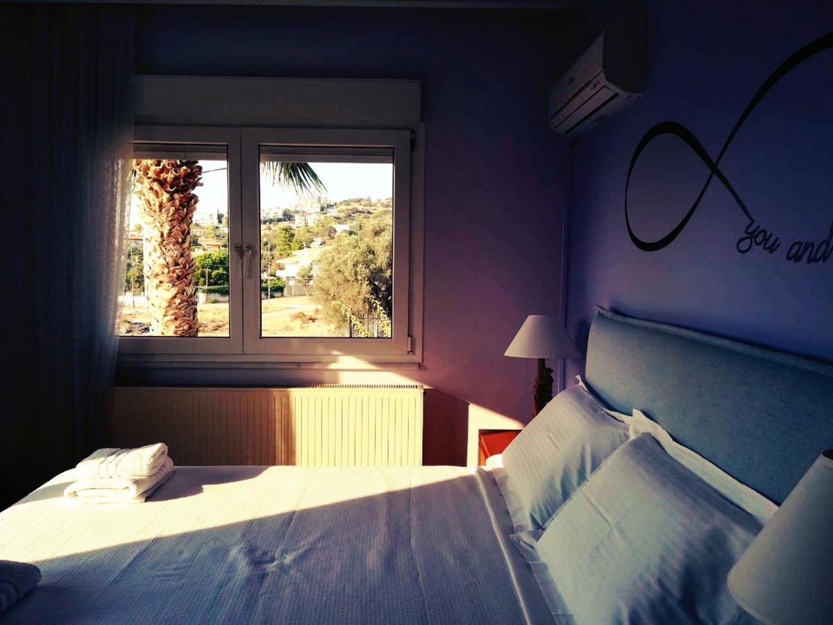 Luxury Seaview Apartment By The Sea Saronida エクステリア 写真