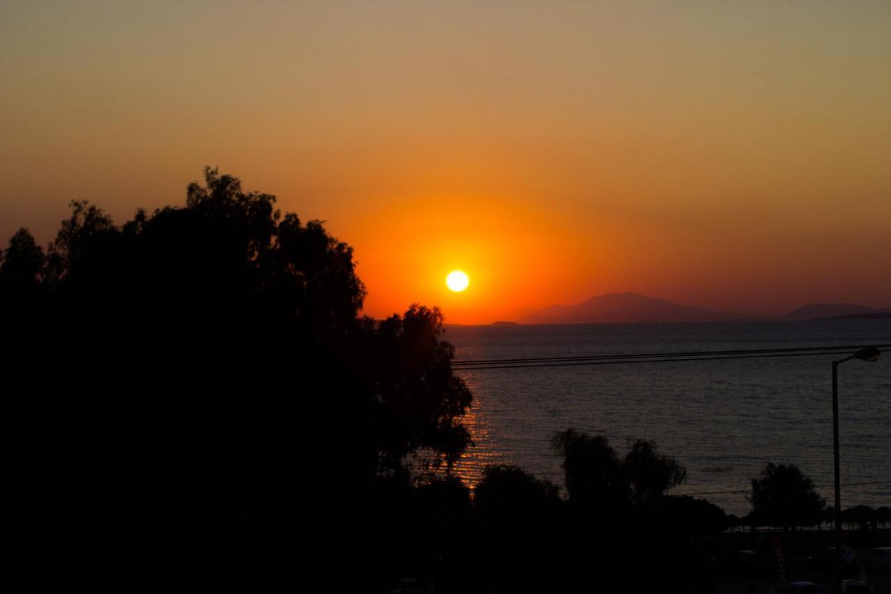 Luxury Seaview Apartment By The Sea Saronida エクステリア 写真